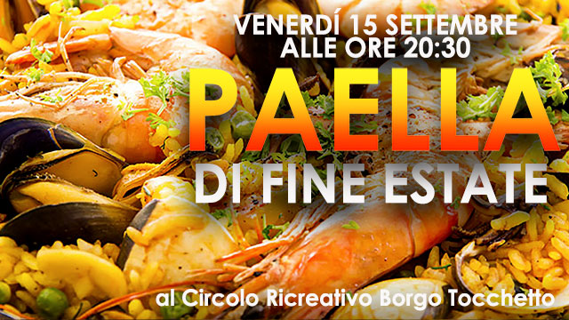Fitness Faktory - Paella cena di fine estate - 2023