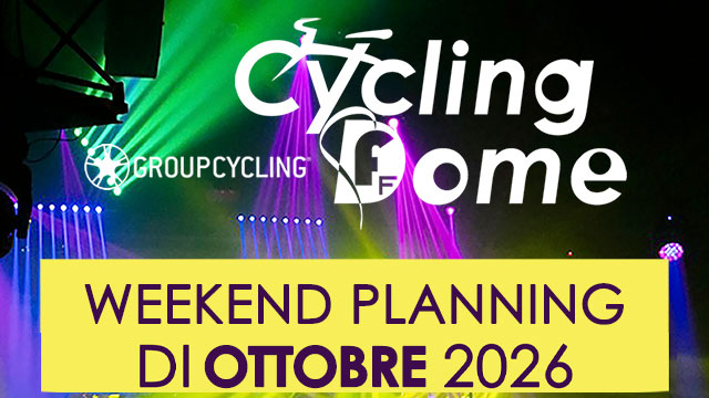 Cycling weekend planning ottobre 2026