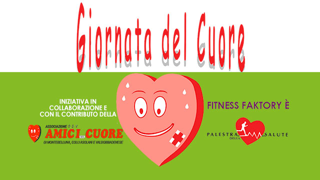 Giornata del cuore. Calcola il tuo rischio cardiovascolare. Screening gratuito aprile 2026 palestra Fitness Faktory