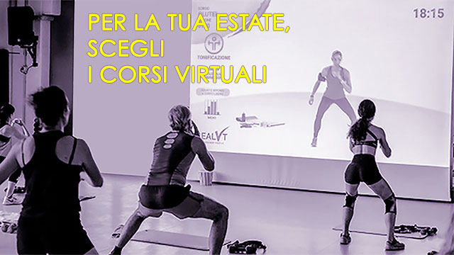 Estate in Virtual Dome offerta corsi virtuali 2025 in palestra Fitness Faktory