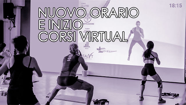 Nuovo orario corsi virtuali 2024-2025 palestra Fitness Faktory