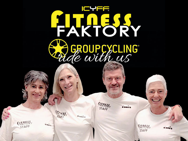 Staff Group Cycling in Fitness Faktory